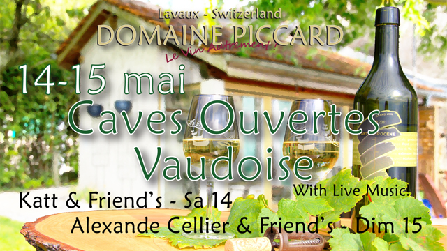 Caves Ouvertes Vaudoises 14 & 15 mai