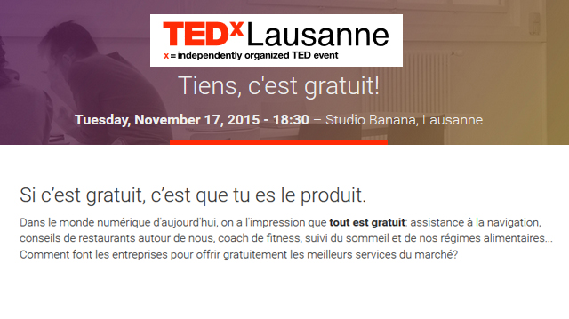 Ted X Salon Lausanne #2  