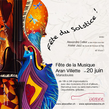 Les vignerons de Villette - Fête du Solstice - Ve. 20 juin à Aran/Villette de 18h00 à 00h00