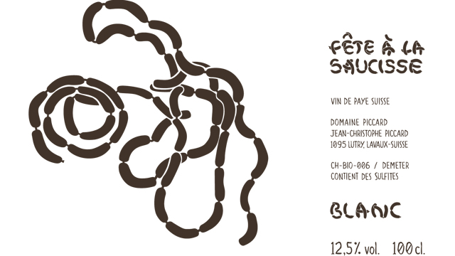 La Fête à La Saucisse - Blend of Chasselas & aromatic grape varieties - VDP